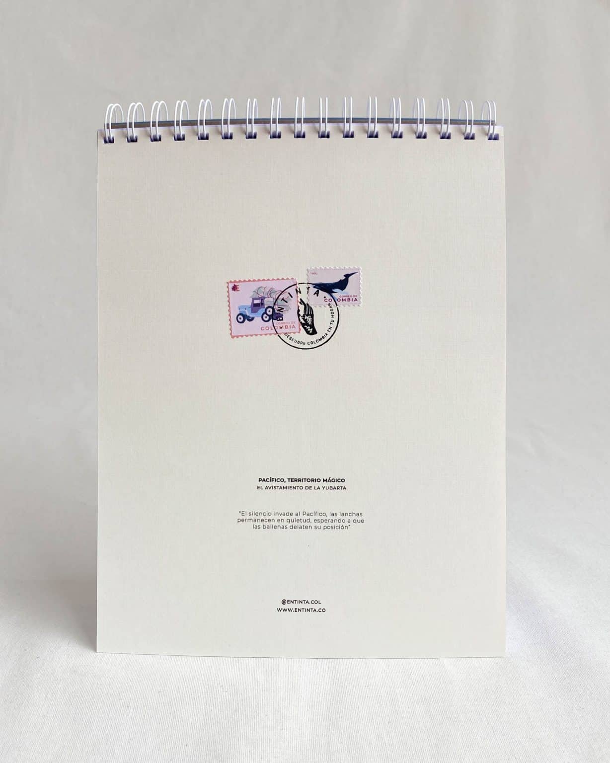 Libreta de dibujo - El Avistamiento de la Yubarta Claro - Entinta