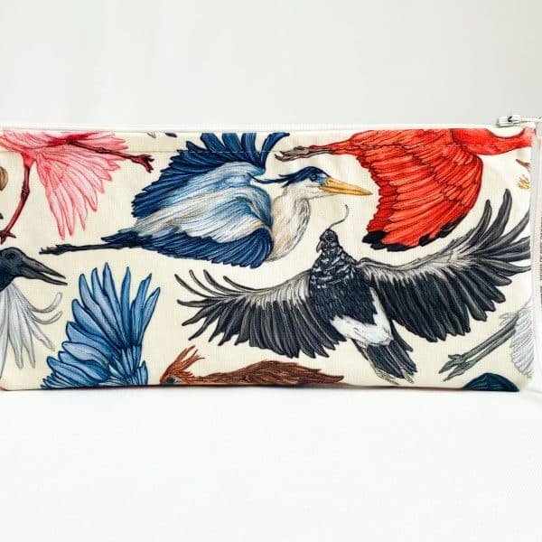 Cartuchera - Tierra de Aves, Diversidad de Vida y Color Crema - Mediano