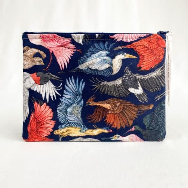 Cartuchera - Tierra de Aves, Diversidad de Vida y Color Azul - Grande