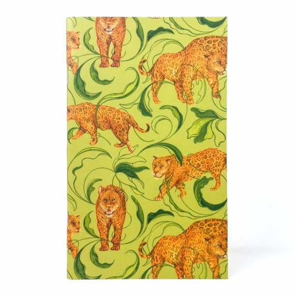 Cuaderno cosido - Hogar del Jaguar, Naturaleza Salvaje Verde