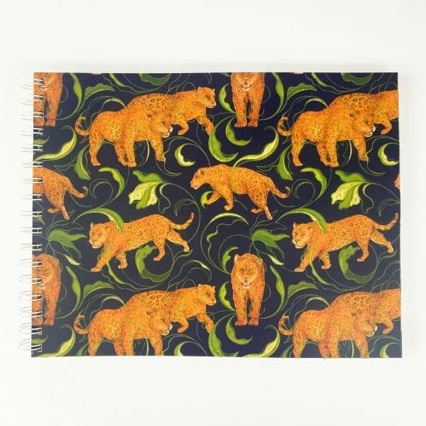 Libreta de dibujo - Hogar del Jaguar, Naturaleza Salvaje Azul