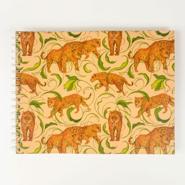 Libreta de dibujo - Hogar del Jaguar, Naturaleza Salvaje Crema