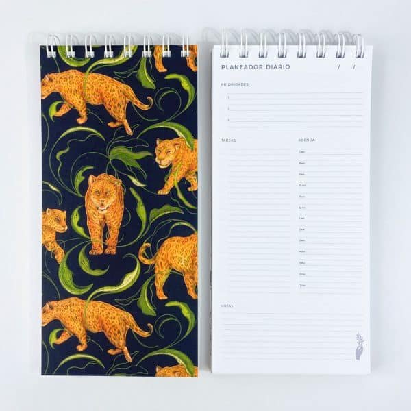 Planeador Diario - Hogar del Jaguar, Naturaleza Salvaje Azul