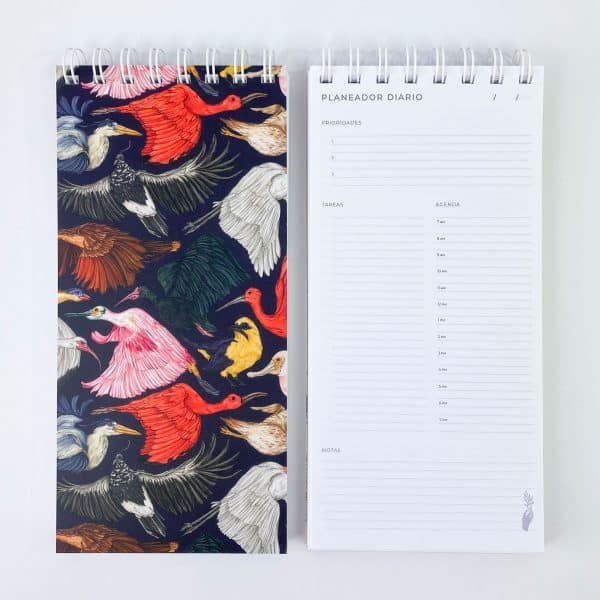 Planeador Diario - Tierra de Aves, Diversidad de Vida y Color Azul