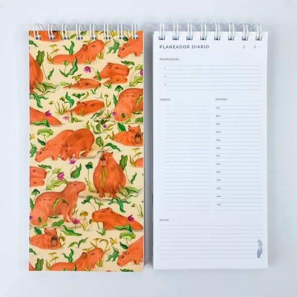 Planeador Diario - Esteros y Chigüiros, Paisaje Vivo Crema