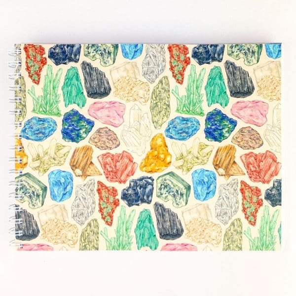 Libreta de dibujo - Minerales, proveedores de vida y equilibrio