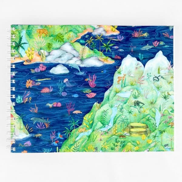 Libreta de dibujo - La Sierra Nevada, un ecosistema de vidas en conexión - Noche