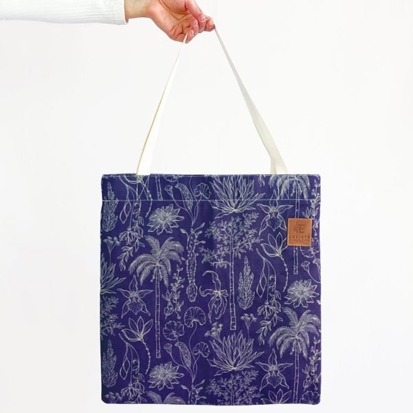 Tote bag - Vegetación de La Sierra, heterogénea, relacional y vital - Noche