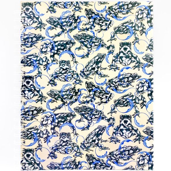 Cuaderno 4 materias - Arlequines de la Noche Estrellada, guardianas del Agua - Rayado, Carta - 21.5 x 28 cm