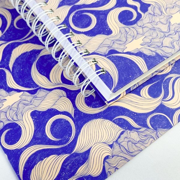 Cuaderno 4 materias - El Fluir natural del Agua, movimiento cíclico y vital - Noche