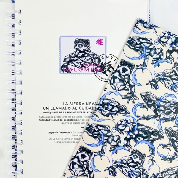 Cuaderno 4 materias - Arlequines de la Noche Estrellada, guardianas del Agua