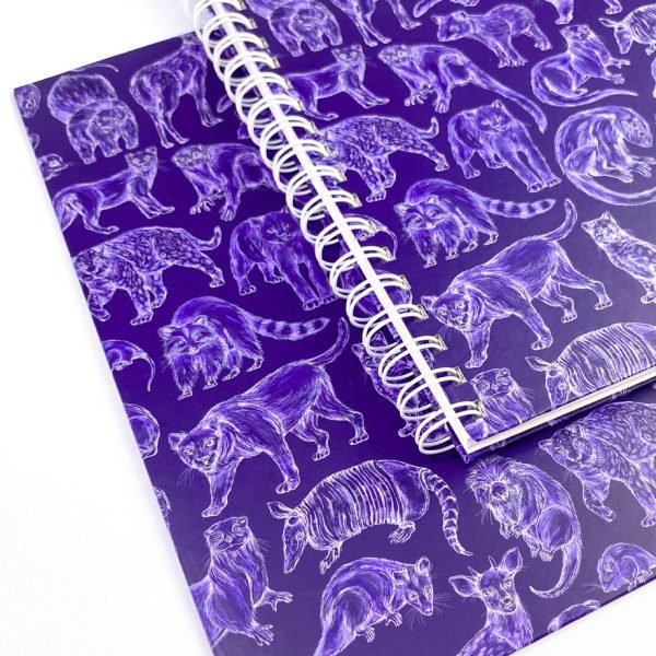 Cuaderno 80 hojas - Mamíferos de La Sierra, cuidadores de la armonía - Noche