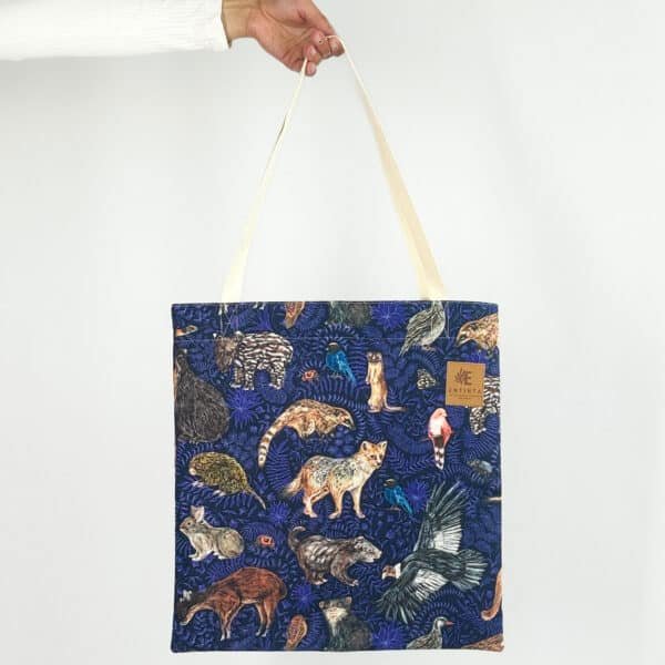 Tote bag - Fauna Silvestre en las Montañas de Fuego - Noche