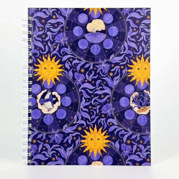 Cuaderno 80 hojas - El Mundo Celeste, Manifestación Cíclica de la Naturaleza - Noche