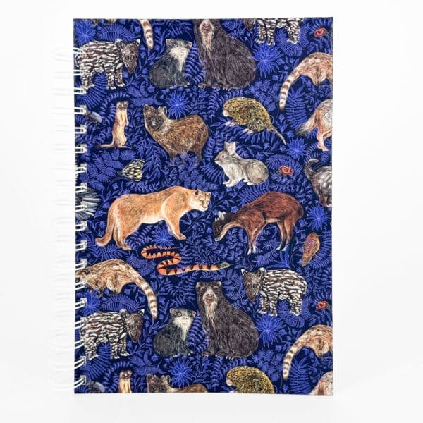 Cuaderno 4 materias - Fauna Silvestre en las Montañas de Fuego - Noche