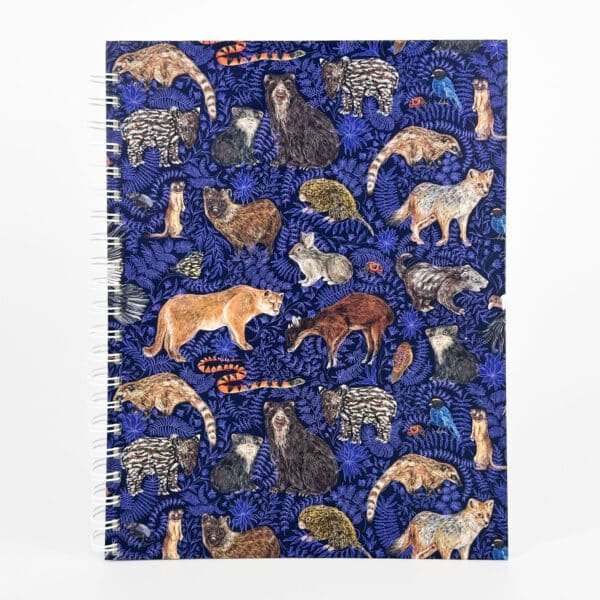 Cuaderno 80 hojas - Fauna Silvestre en las Montañas de Fuego - Noche