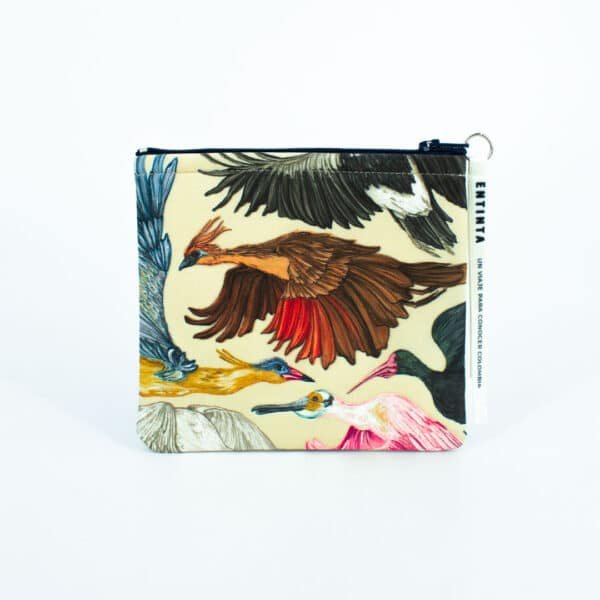 Monedero - Tierra de Aves, Diversidad de Vida y Color crema