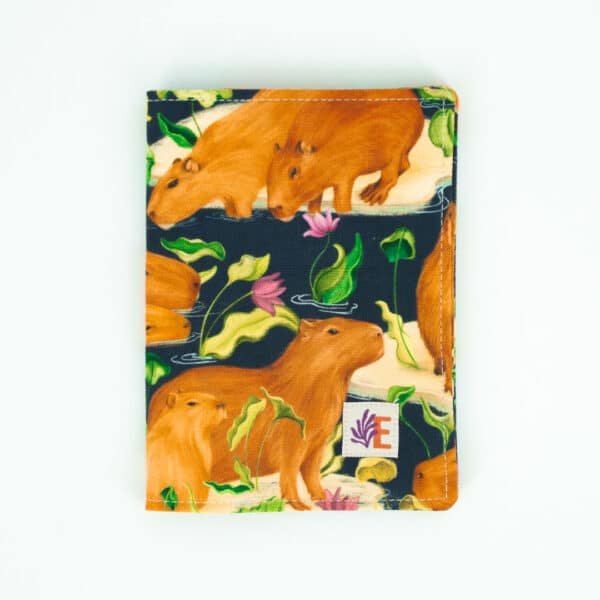 Porta Pasaporte - Esteros y Chigüiros, Paisaje Vivo - Azul