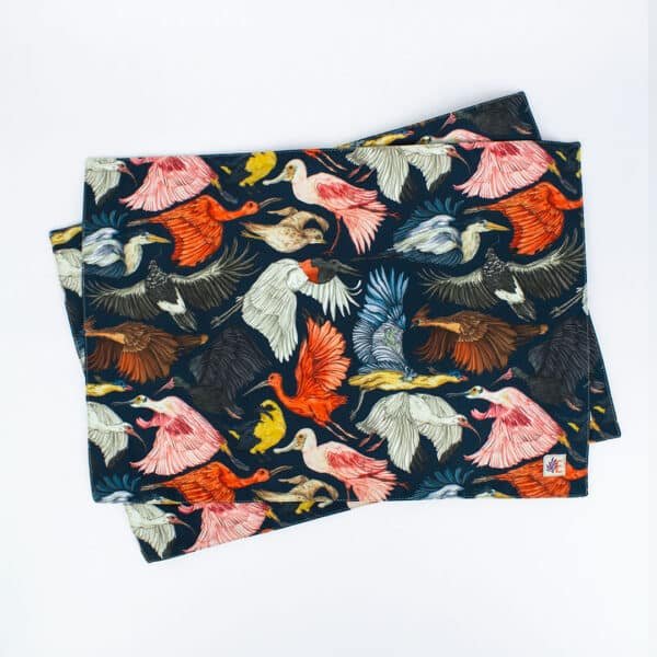 Individuales 2u - Tierra de Aves, Diversidad de Vida y Color - Azul