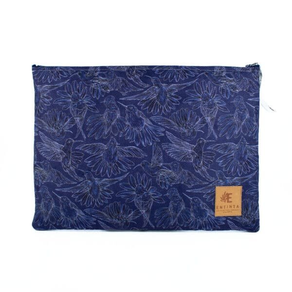 Estuche - Colibríes, mensajeros del mundo natural y espiritual azul - Portátil 15.6" - 16" (42 x 29 cm)