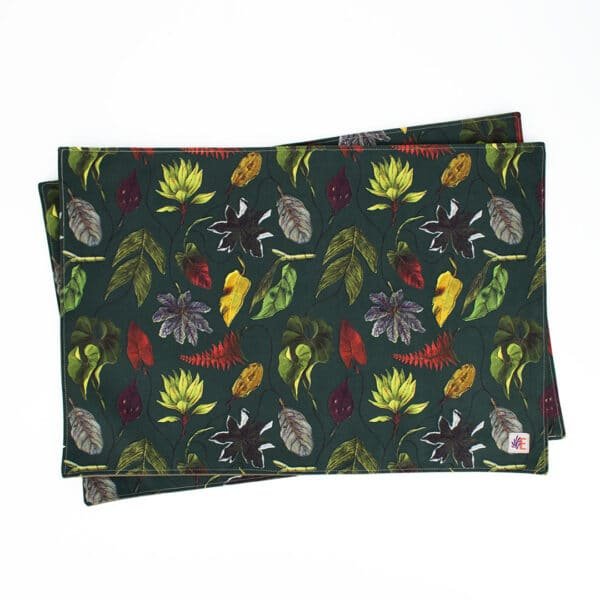 Individuales 2u - Hojas Multicolores y Desiguales (copia)